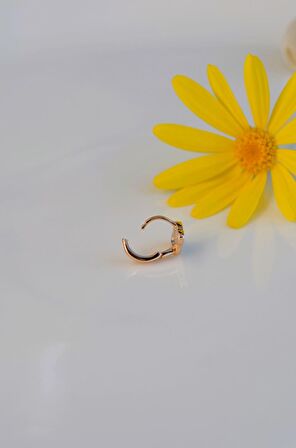 Mavi Gezegen Helix Küpesi Satürn Yıldızlı Piercing Gezegen Kıkırdak
