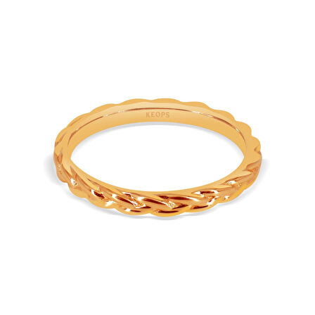 Sevgi Bağı Vintage Altın Alyans Kadın Modeli