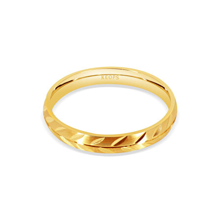 Virginia Vintage Altın Alyans Erkek Modeli