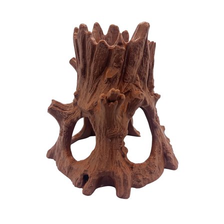3D Yazıcı Akvaryum Dekoru Yapay Ağaç Kökü Mağara PETG 17x17cm KP3D10117