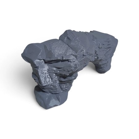 3D PETG Akvaryum Kaya Taş Köprü Dekoru Batabilen Süs KP3D20113