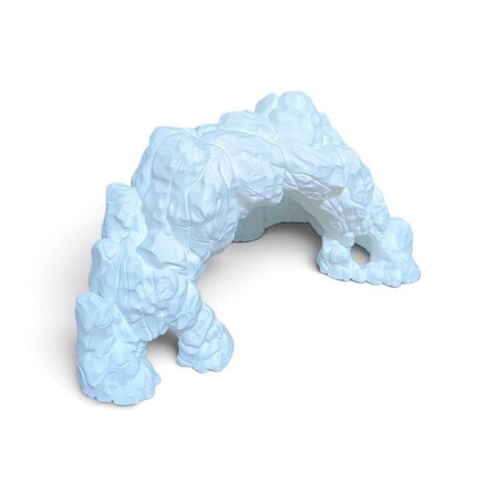 3D PETG Akvaryum Kaya Taş Köprü Dekoru Batabilen Süs KP3D20512