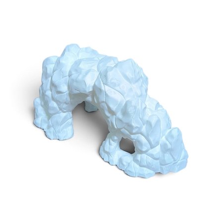 3D PETG Akvaryum Kaya Taş Köprü Dekoru Batabilen Süs KP3D20512