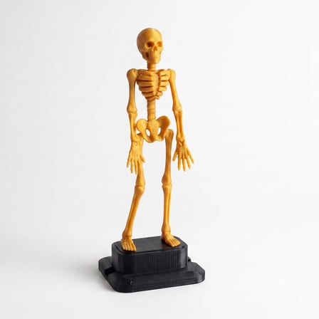3D Baskı Gold Dans Eden İskelet Akvaryum Hava Taşı 18,5 cm