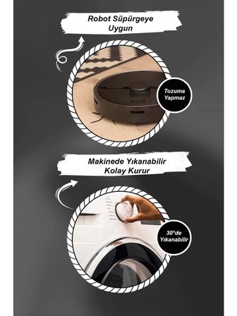 Bej Renkli Suare Concept Komik Aklımı Delirecem Şimdi Kapı Önü Paspası Antialerjik Polyester Malzeme ile Kolay Temizlenir 40cm x 75cm