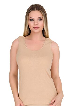 Berrak Kadın Likralı Geniş Askılı Atlet 3'Lü Paket -2127