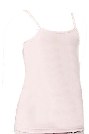 Kota Kız Çocuk Renkli İp Askılı Atlet 12 Adet - 3411