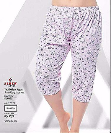 6 Adet Kadın Paçalı Don KIŞLIK Battal Boy