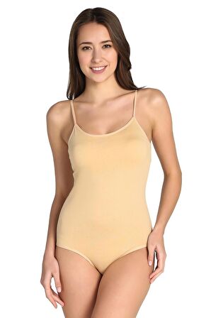 6 Adet TUTKU 0148 Likralı İp Askılı Çıtçıtlı Body