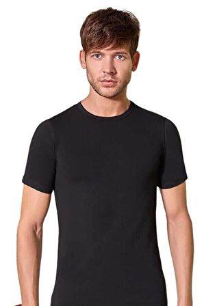 Berrak Erkek Modal 0 Yaka Likralı Atlet 1038 - 3 Adet