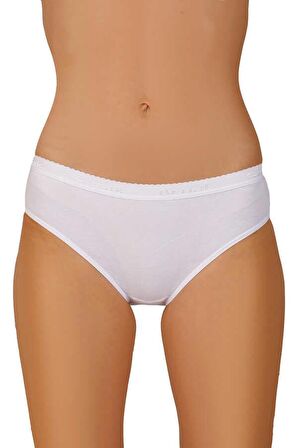 Berrak Kadın Ribana Pamuklu Lastikli Külot 2065 - 12 Adet