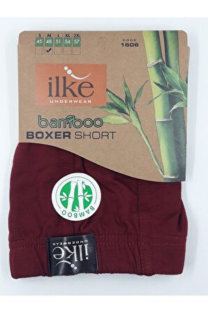 İlke Erkek Bambu Likralı Boxer 1606 - 3 Adet