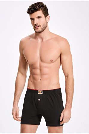 İlke Erkek Penye Boxer 011 - 3 Adet
