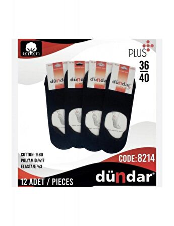 Dündar Kadın Penye Babet Çorap - 12 Adet