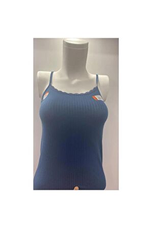 İlke Kadın Likralı Viskon İp Askılı Atlet 221 - 6 Adet