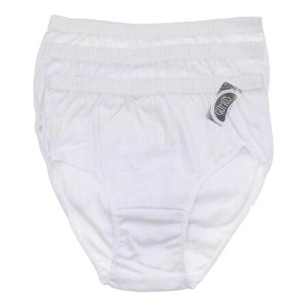 Gümüş Kadın Ribana Yüksek Bel Bato Külot 3040/3041 - 12 Adet