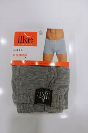 İlke Erkek Pamuklu Likralı Boxer 008 - 6 Adet