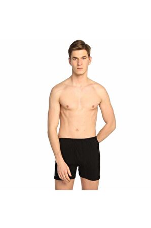 Seher Yıldızı Erkek Renkli Paçalı Boxer Don - 12 Adet