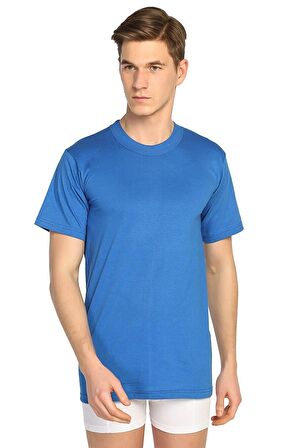 Seher Yıldızı Erkek Penye Renkli Sıfır Yaka Fanila Atlet 003 - 12 Adet