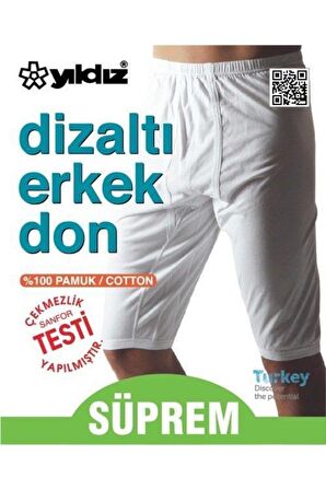 Yıldız Erkek Süprem Dizaltı  Paçalı Don 49 - 6 Adet