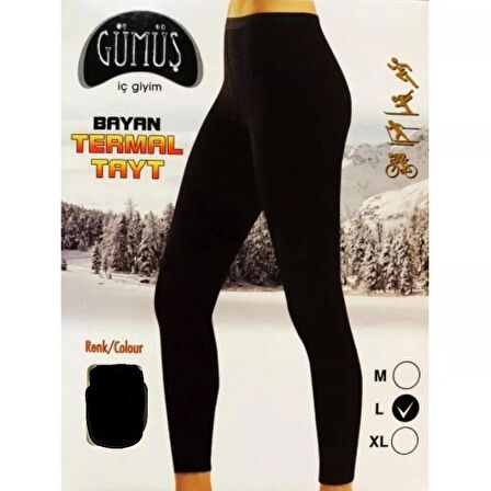 Gümüş Kadın Termal Tayt İçlik 4058 - 2 Adet