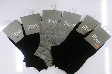 Jiber Erkek Modal Patik Çorap 6104 - 6 Adet