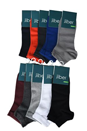 Jiber Erkek Bambu Patik Çorap 6750 - 12 Adet