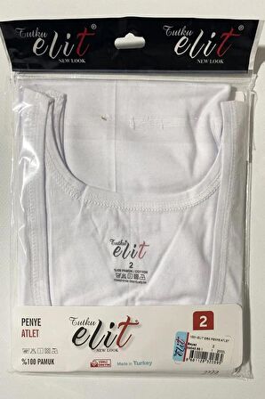 Tutku Elit Erkek Penye Askılı Atlet 1001 - 9 Adet