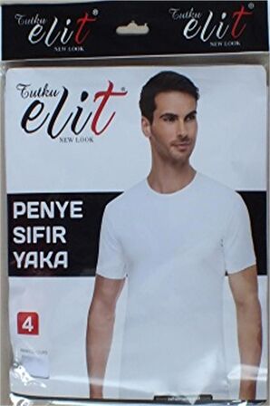 Tutku Elit Erkek Sıfır Yaka Penye Atlet Fanila 1003 - 12 Adet
