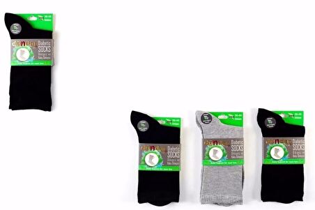 Dündar Kadın Bambu Plus Diyabetik Çorap - 12 Adet 