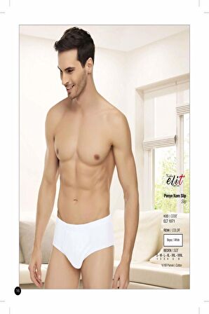 Tutku Elit Erkek Penye Slip Külot 1071 - 9 Adet