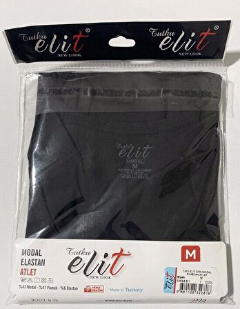 Tutku Elit Erkek Modal Likralı Askılı Atlet 1201 - 9 Adet