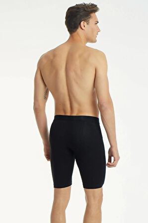 Tutku Elit Erkek Likralı Uzun Boxer - 9 Adet