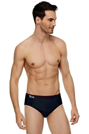 Tutku Elit Erkek Likralı İnce Bel Kemerli Slip Külot 1351 - 9 Adet