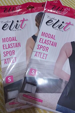 Tutku Elit Kadın Modal Likralı Spor Geniş Askılı Atlet 2003 - 3 Adet