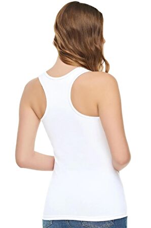 Tutku Elit Kadın Modal Likralı Spor Geniş Askılı Atlet 2003 - 6 Adet