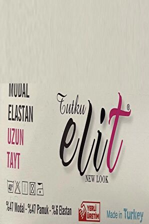 Tutku Elit Kadın Modal Likralı Uzun Tayt 2101 - 3 Adet 