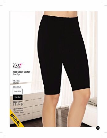 Tutku Elit Kadın Modal Likralı Kısa Tayt 2103 - 3 Adet 