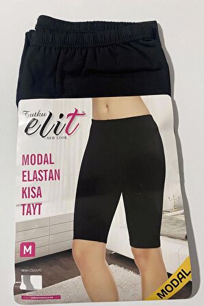 Tutku Elit Kadın Modal Likralı Kısa Tayt 2103 - 3 Adet 