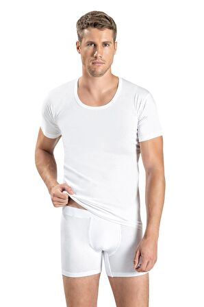 Jiber Erkek Pamuklu Bisiklet Yaka Fanila Atlet 103 - 12 Adet