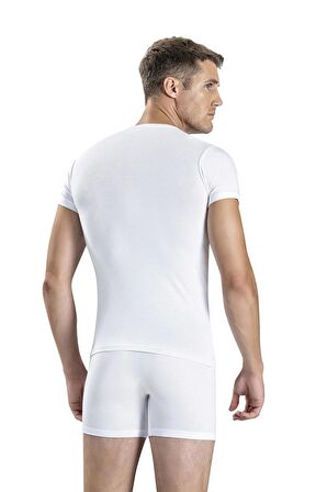 Jiber Erkek Pamuklu V Yaka Fanila Atlet 105 - 3 Adet