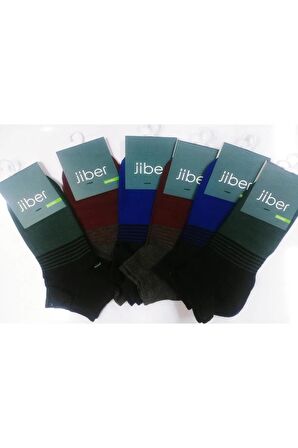 Jiber Erkek Bambu Patik Çorap 6756 - 12 Adet