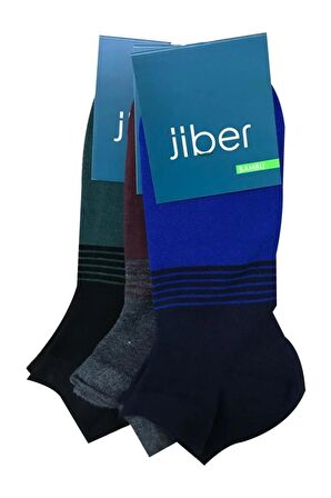 Jiber Erkek Bambu Patik Çorap 6756 - 12 Adet