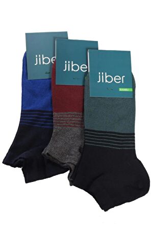 Jiber Erkek Bambu Patik Çorap 6756 - 12 Adet