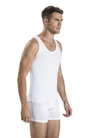 Jiber Erkek Pamuklu Likralı Rambo Atlet 136 - 12 Adet