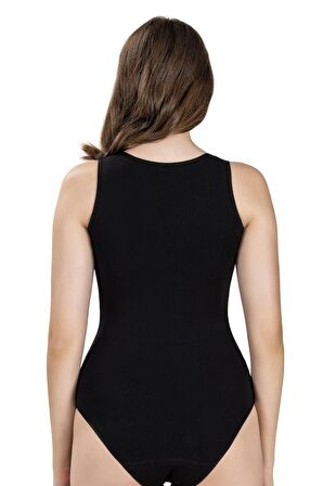 Jiber Kadın Geniş Askılı Kancalı Likralı Body 582 - 6 Adet