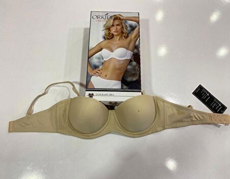 Orkide Kadın Dolgusuz Straples Sütyen 2550 - 1 Adet