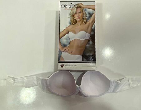 Orkide Kadın Dolgusuz Straples Sütyen 2550 - 2 Adet