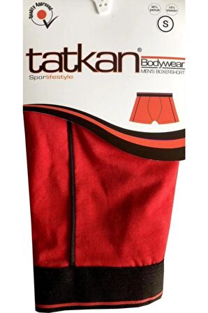 Tatkan Erkek Penye Biyeli Boxer - 3 Adet