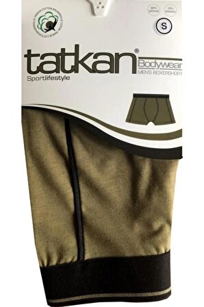 Tatkan Erkek Penye Biyeli Boxer - 6 Adet